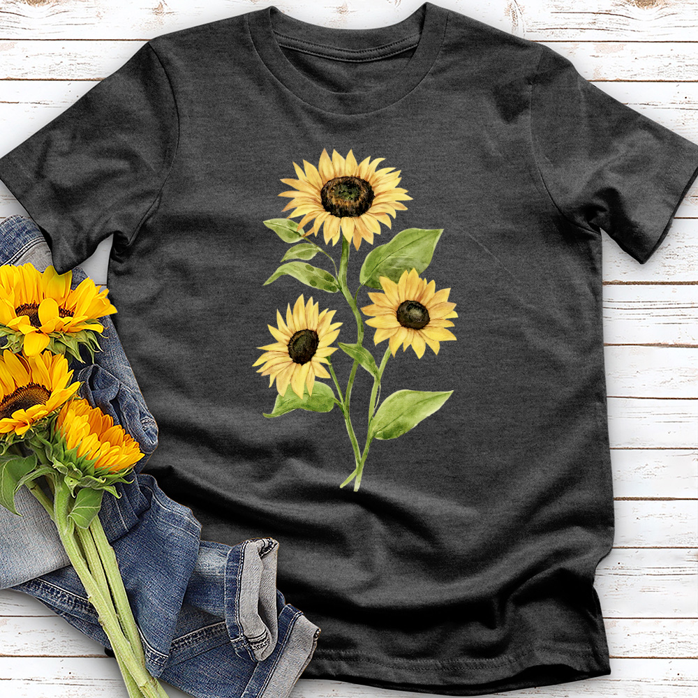 Sunflower Trio Design Tee