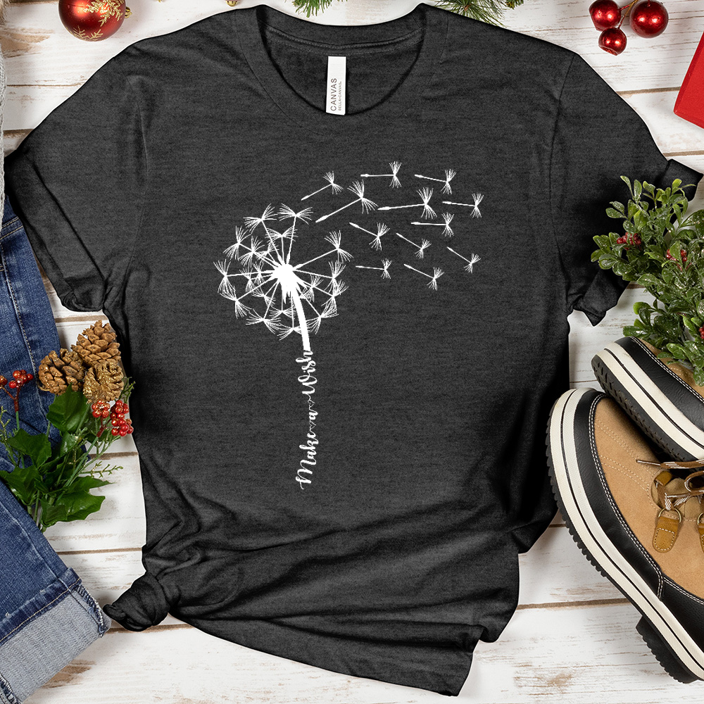 Dandelion Stem Make a Wish Tee