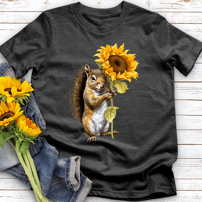 Sunflower Squirrel Tee