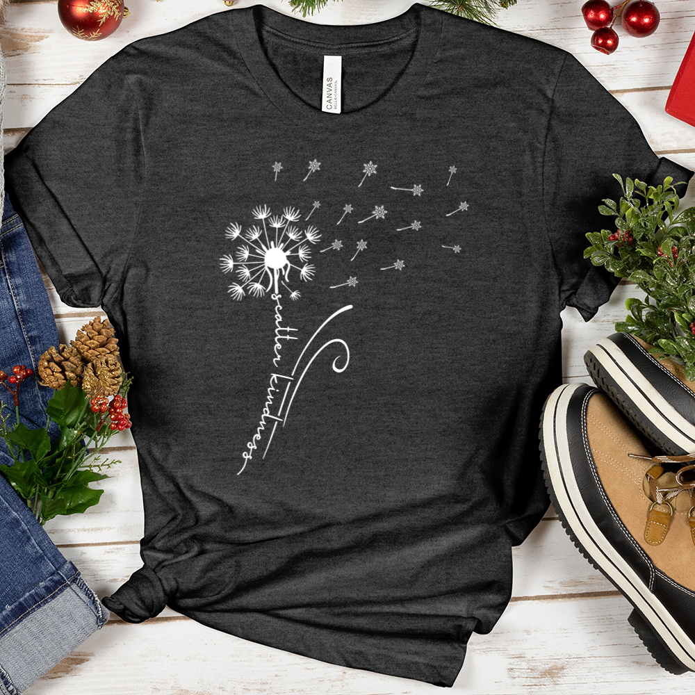 Kindness Dandelion Snowflakes Tee