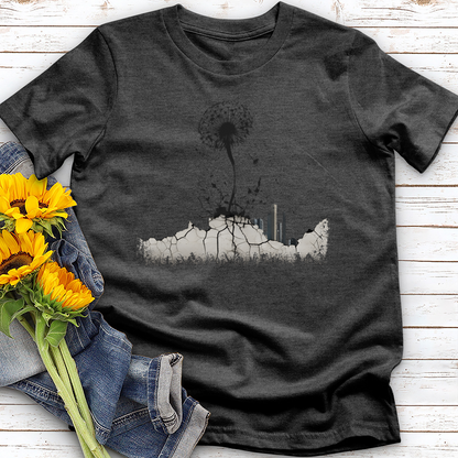 Concrete Dandelion Tee