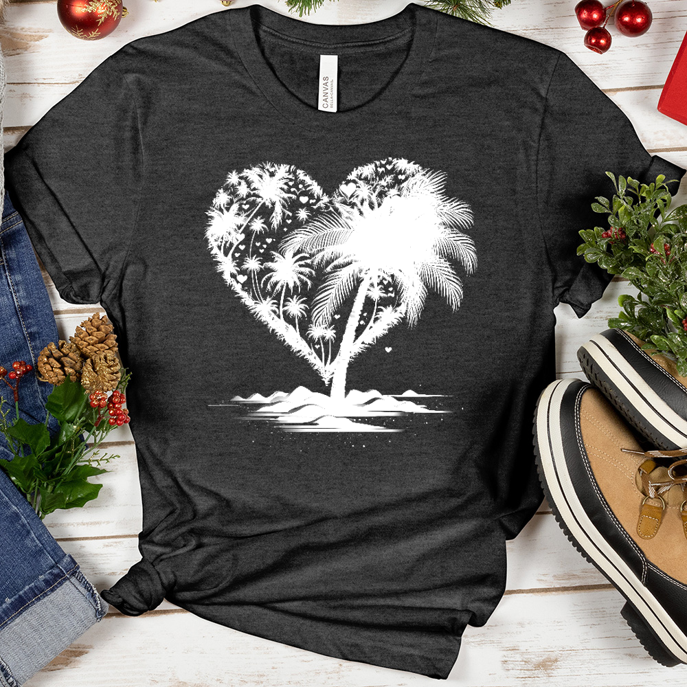 Palm Tree Heart Tee