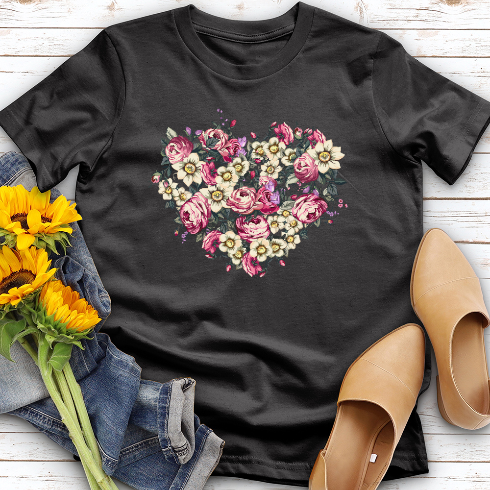 Floral Heart Tee