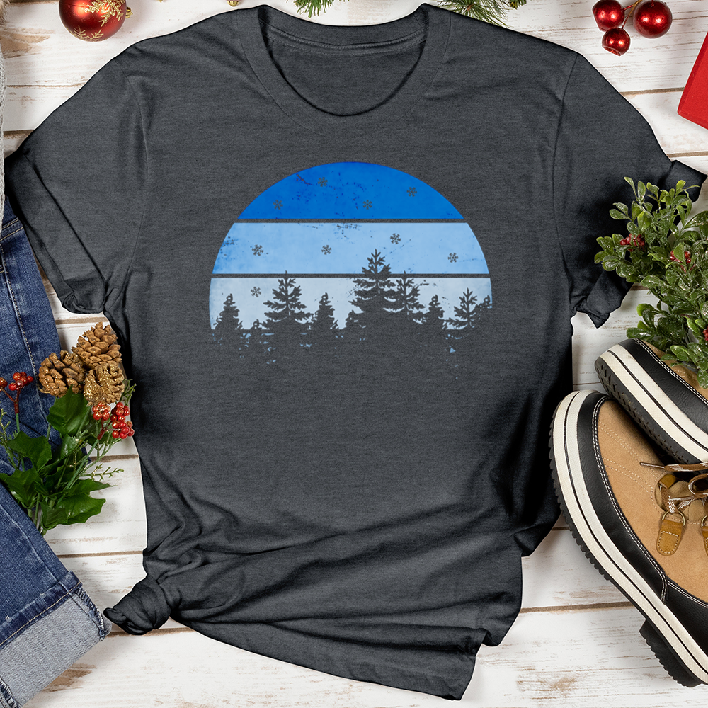 Snow Globe Forest Softstyle Tee