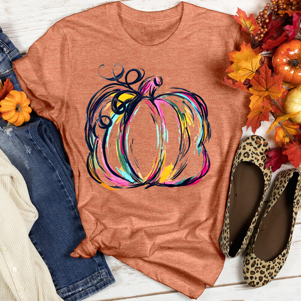 Artistic Pumpkin Tee