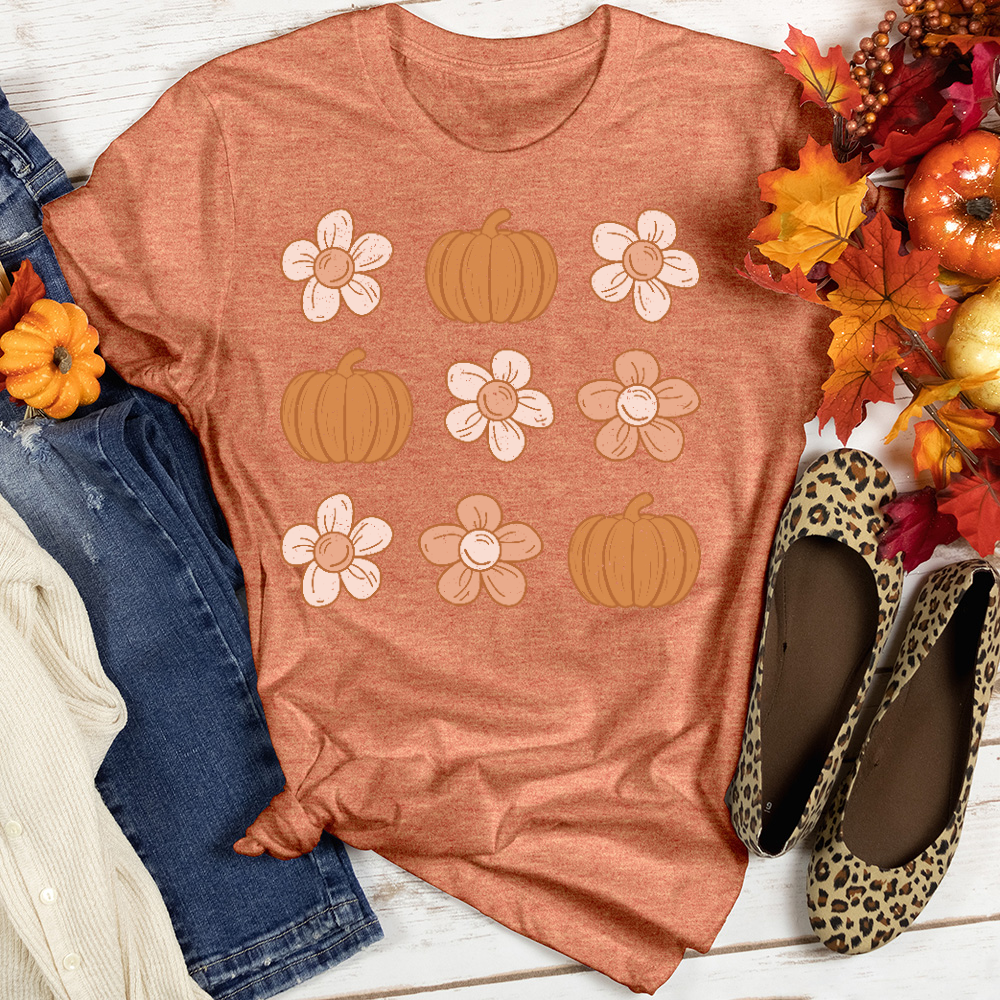 Pumpkin Flower Tee