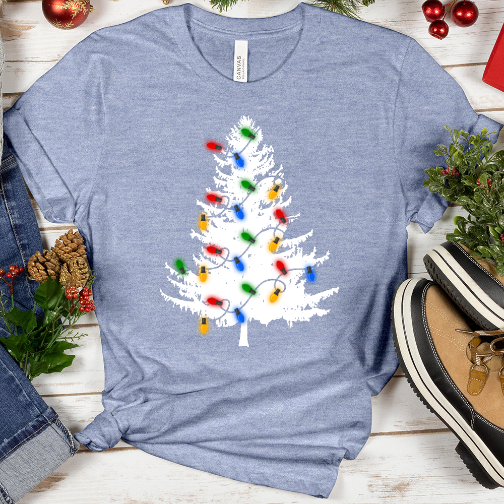 VIP Evergreen Christmas Lights Tee