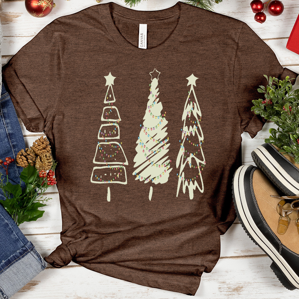 Christmas Trees Sketch Tee