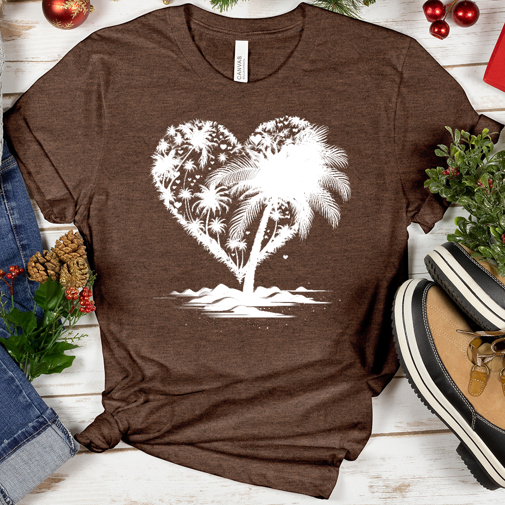 Palm Tree Heart Tee