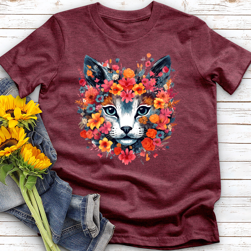 Floral Cat Tee