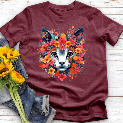 Floral Cat Tee