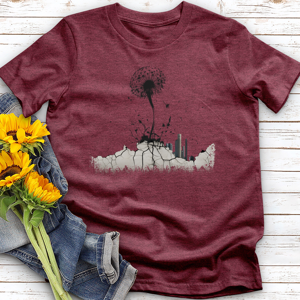 Concrete Dandelion Tee