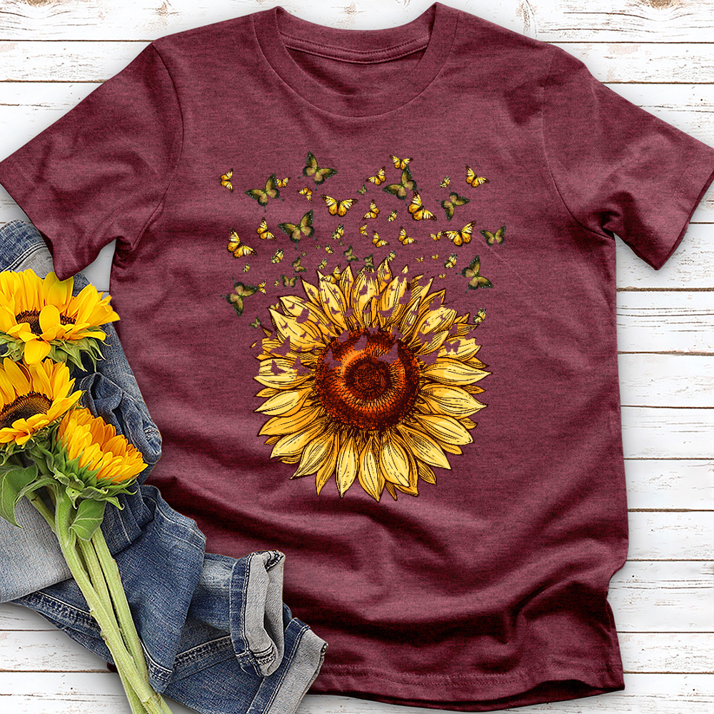 Butterfly Sunflower Tee