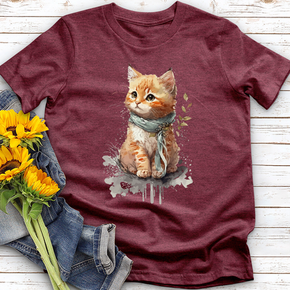 Watercolor Kitten Tee