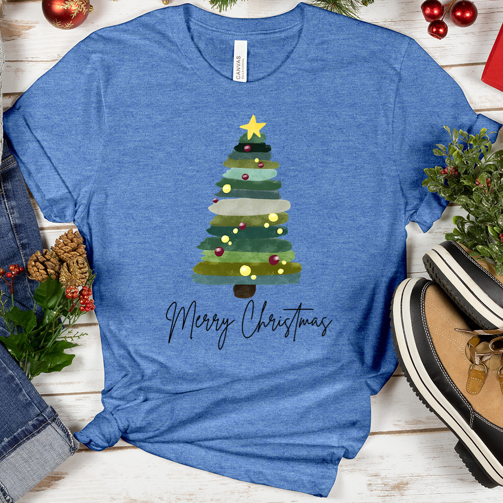 Merry Christmas Pastel Tee
