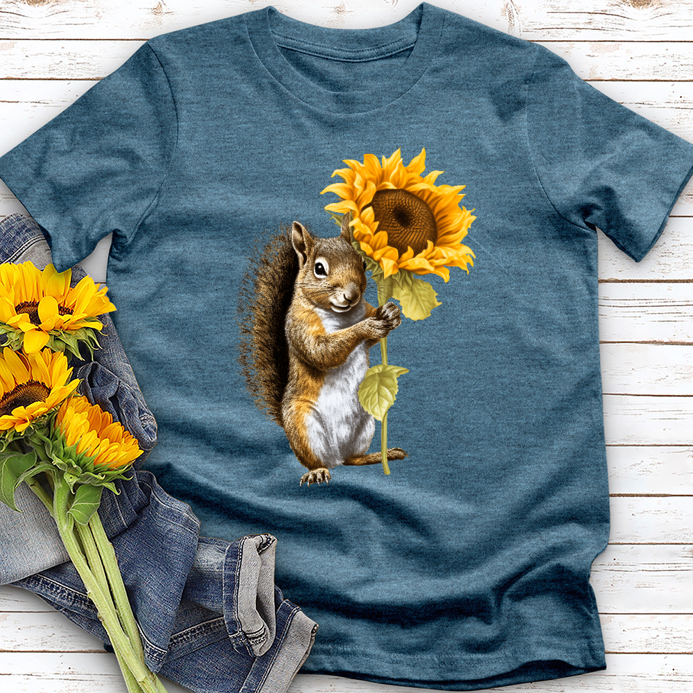 Sunflower Squirrel Tee