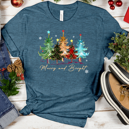 Colorful Merry and Bright Tee