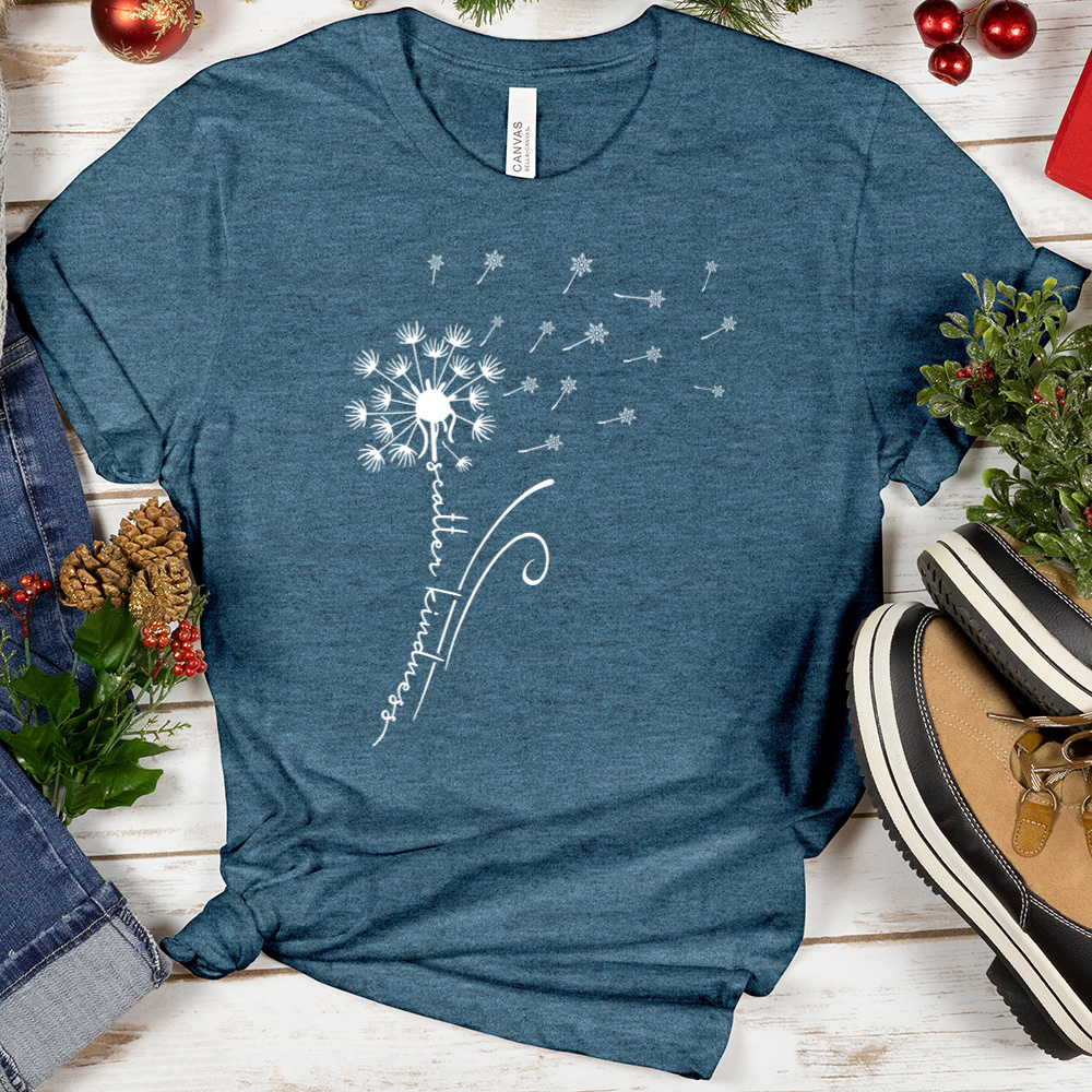 Kindness Dandelion Snowflakes Tee