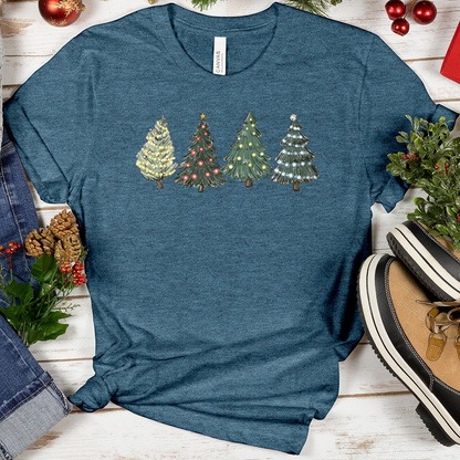 Watercolor Christmas Tree Tee