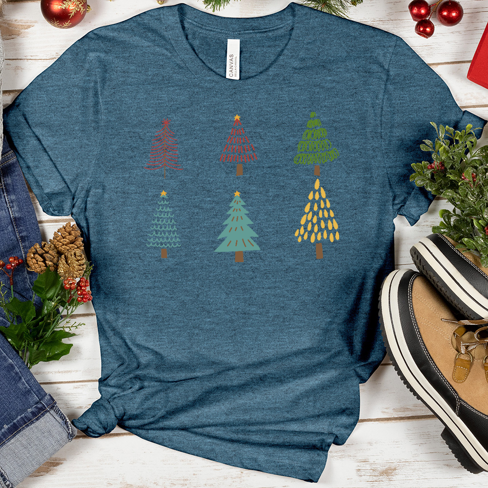 VIP Minimalistic Christmas Trees Tee