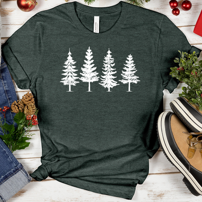 VIP Christmas Forest Trees Tee