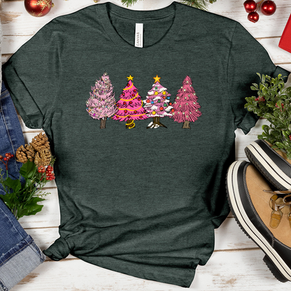 Pink Xmas Trees Tee