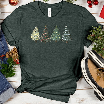 Watercolor Christmas Tree Tee