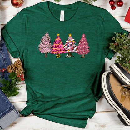 Pink Xmas Trees Tee