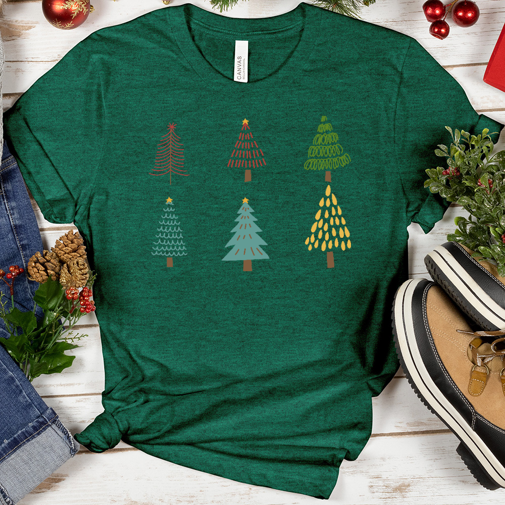 VIP Minimalistic Christmas Trees Tee