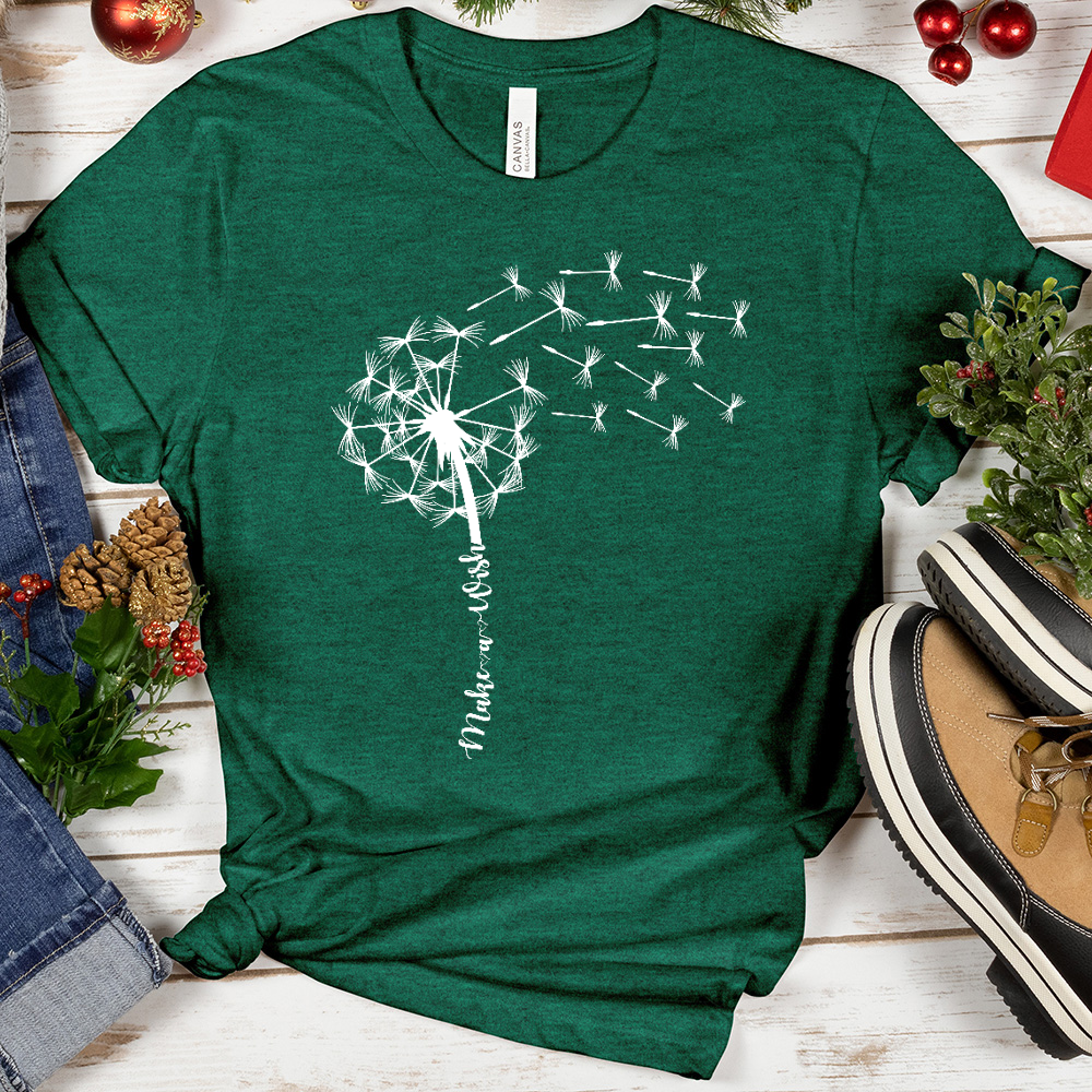 Dandelion Stem Make a Wish Tee