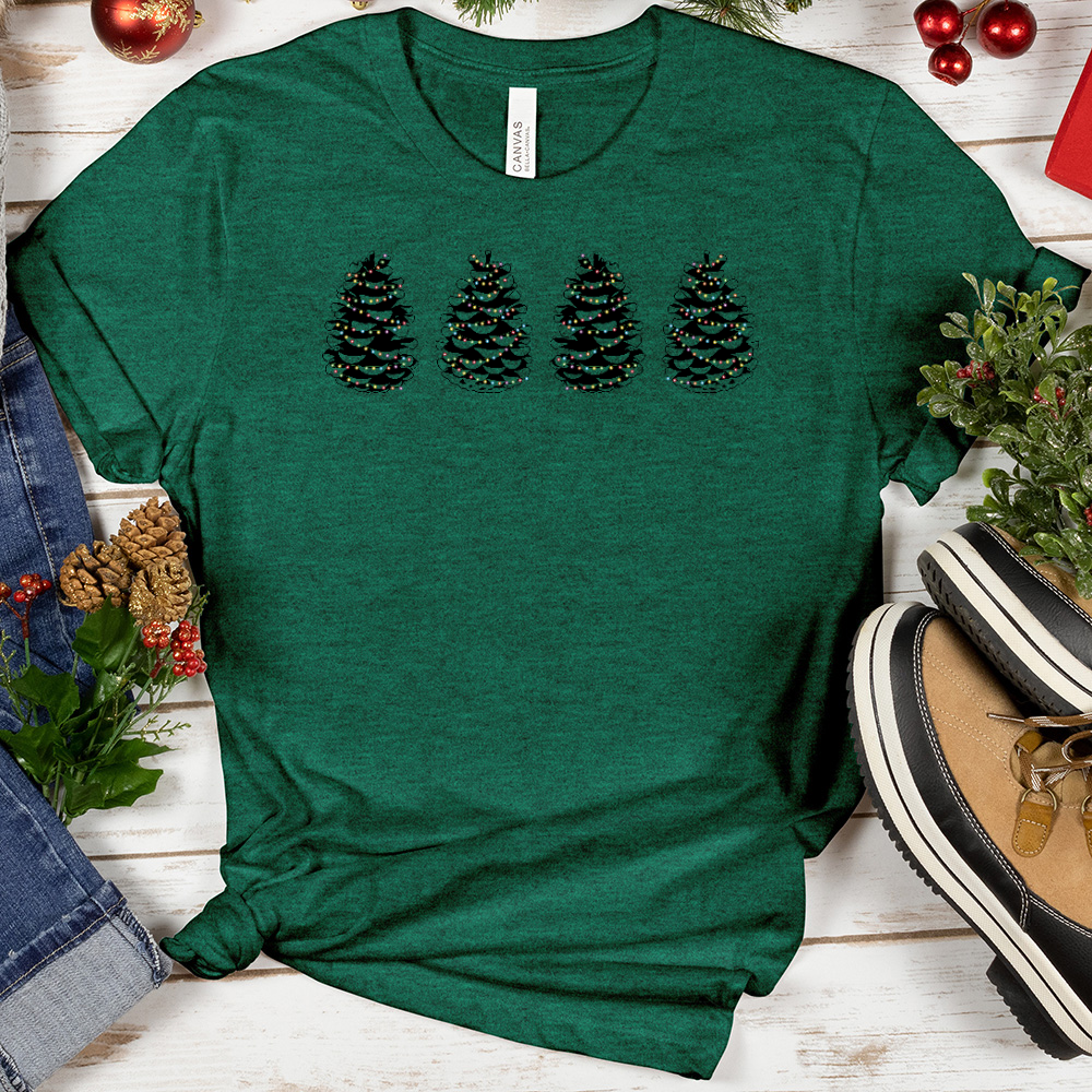 VIP Christmas Lights Pinecones Tee