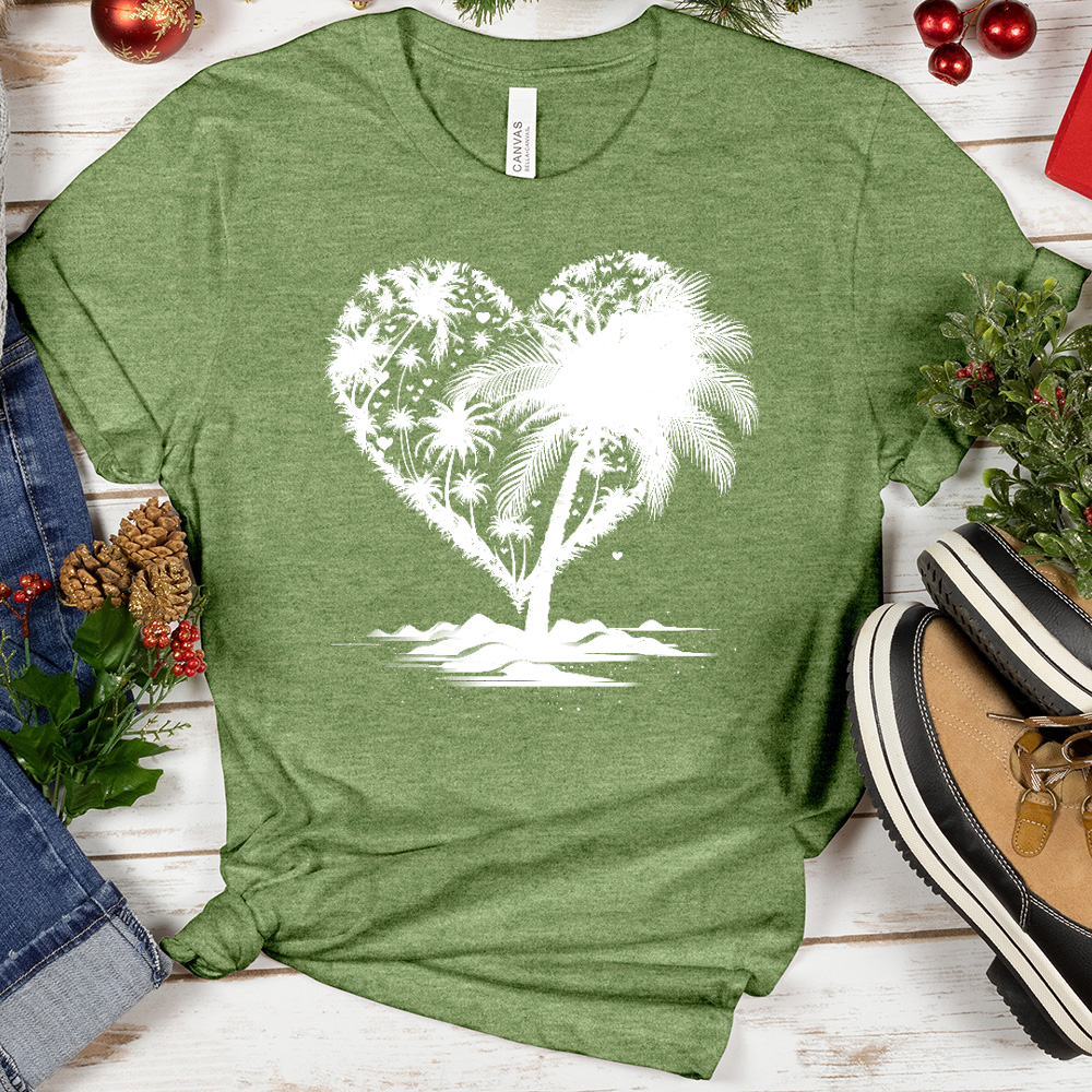 Palm Tree Heart Tee