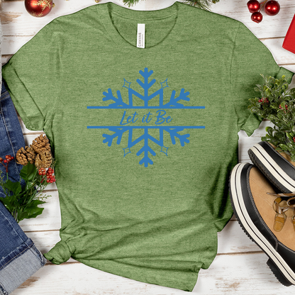 Snowflakes Let it Be Tee