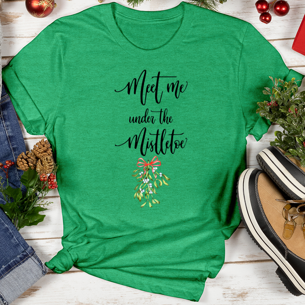 Meet Me Under the Mistletoe Softstyle Tee