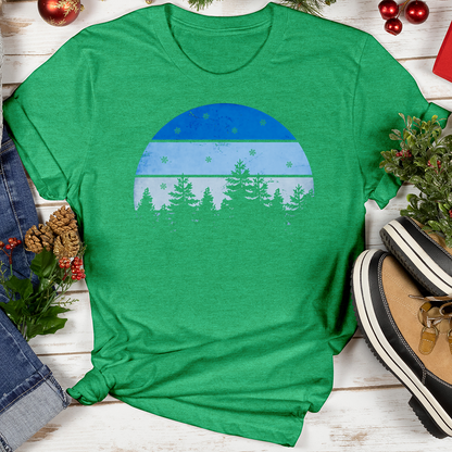 Snow Globe Forest Softstyle Tee
