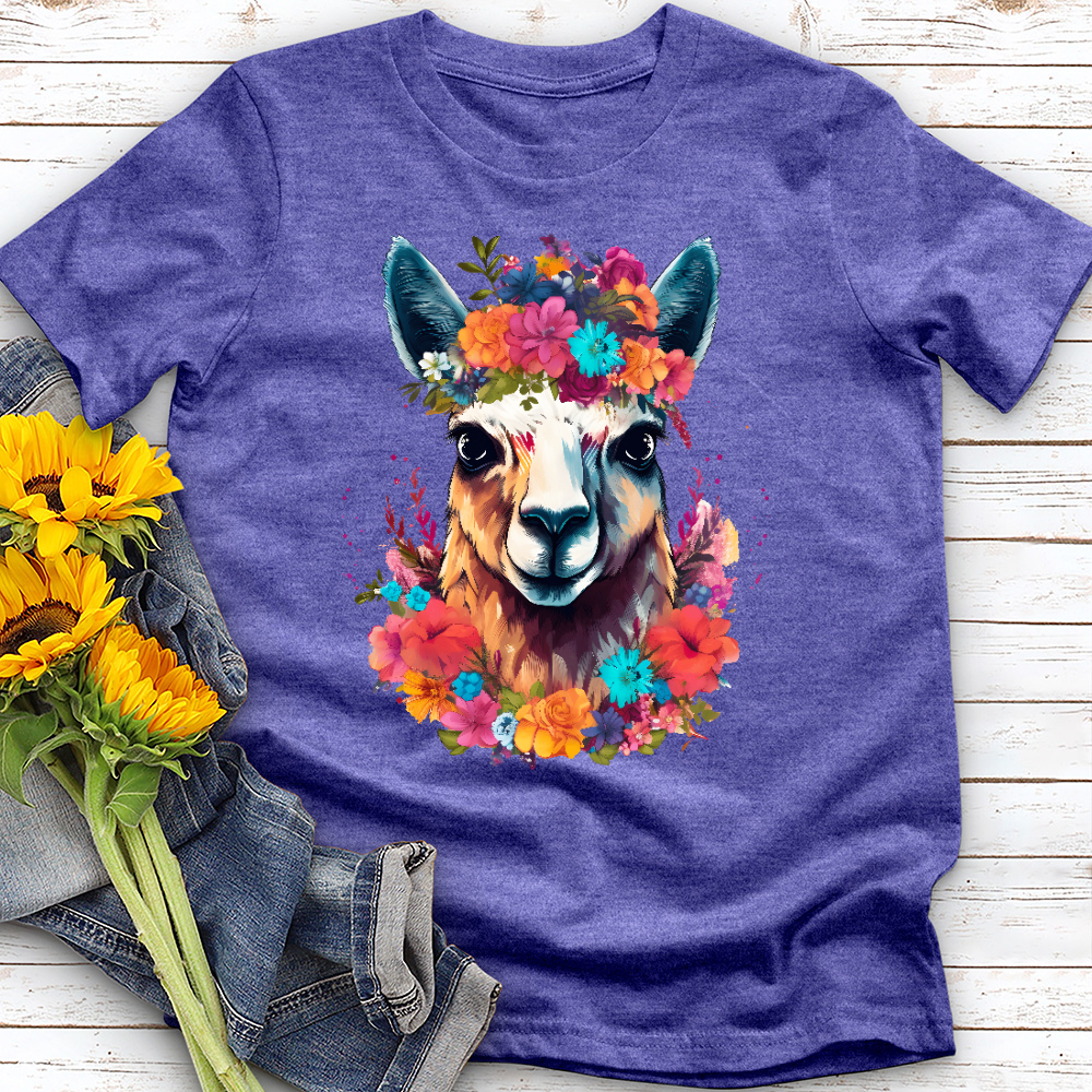 Floral Llama Tee