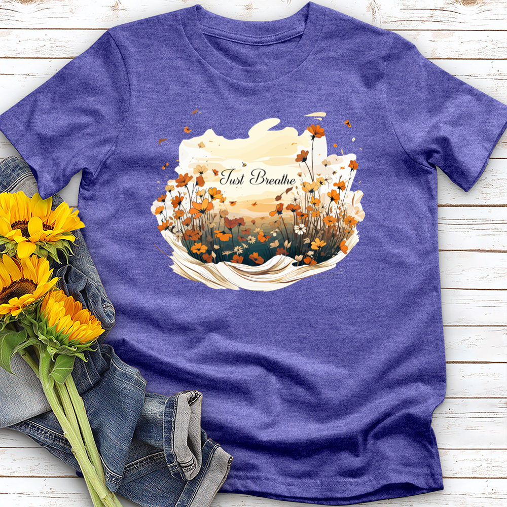 Just Breathe Field Tee