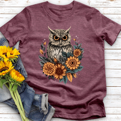 Floral Owl Tee