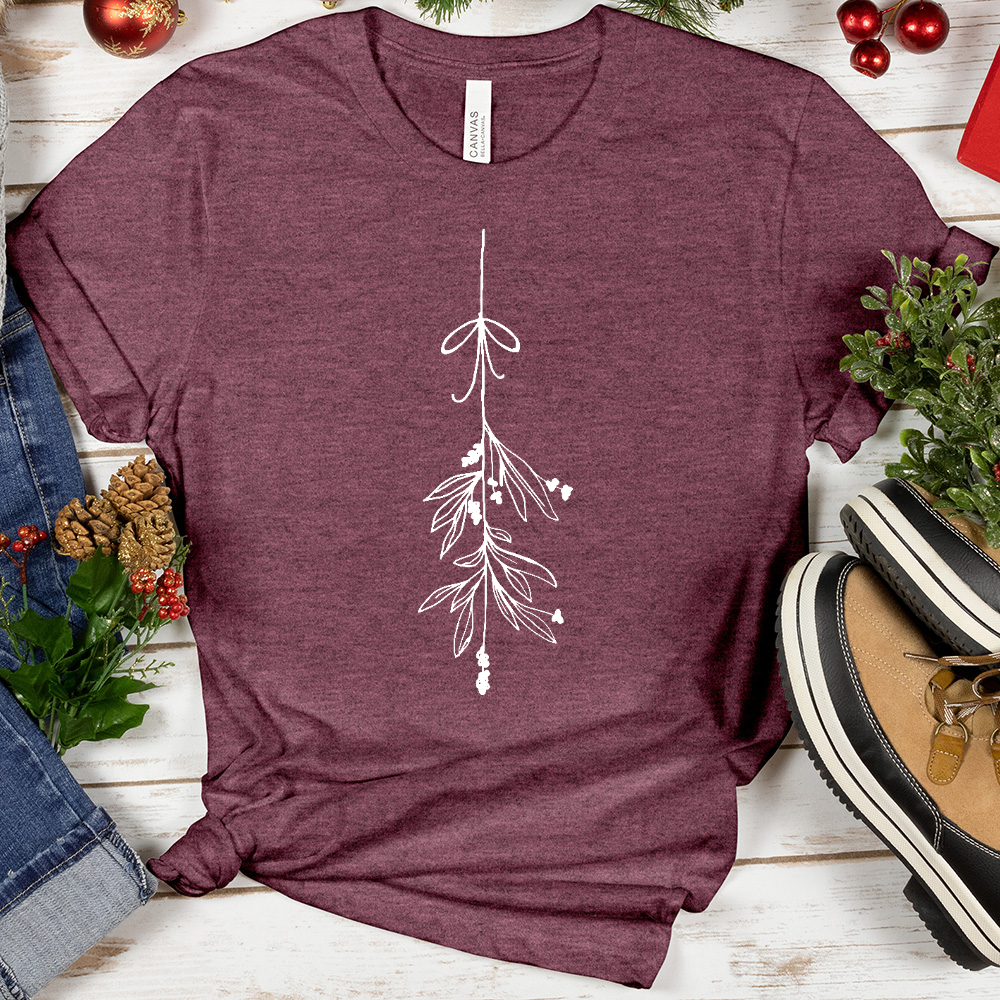 Artistic Mistletoe Tee