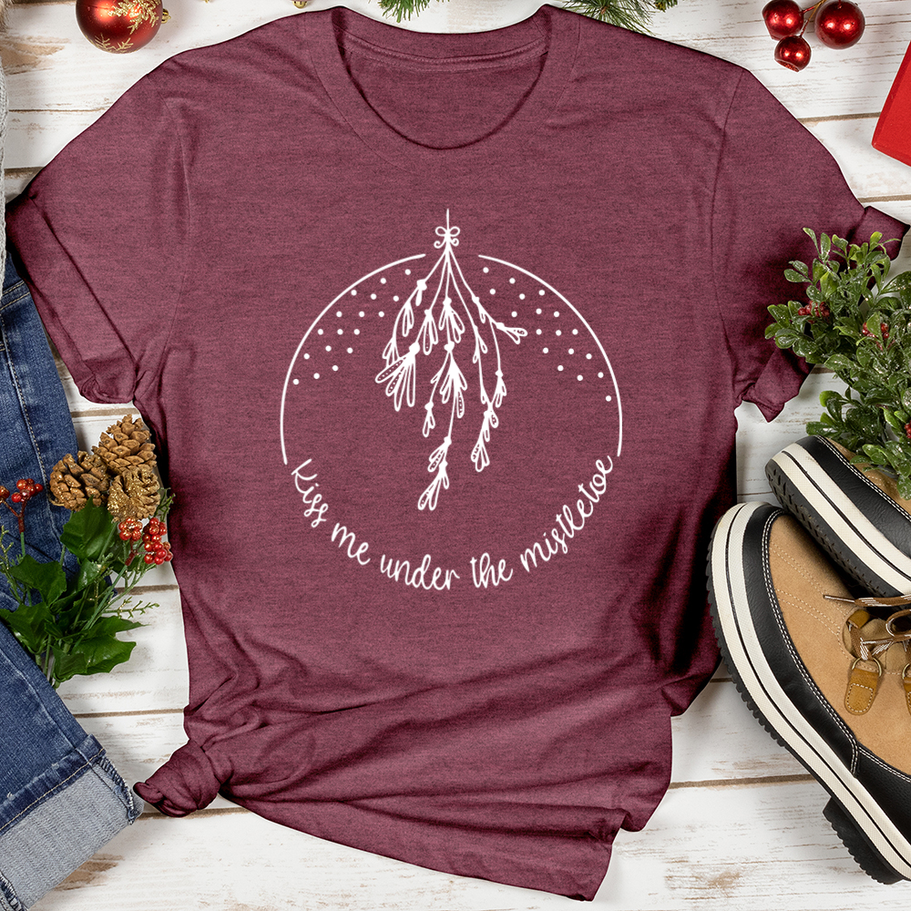 Kiss me Under the Mistletoe Softstyle Tee