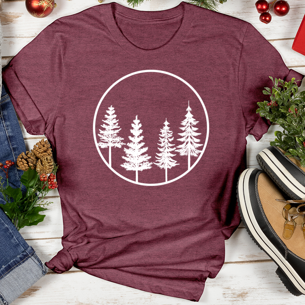 Evergreen Xmas Tree Softstyle Tee