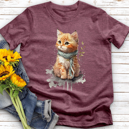 Watercolor Kitten Tee