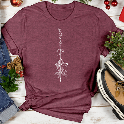 Just Breathe Mistletoe Softstyle Tee