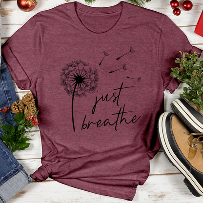 Just Breathe Christmas Softstyle Tee