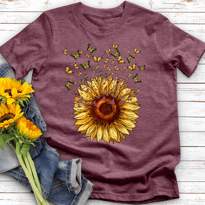 Butterfly Sunflower Tee