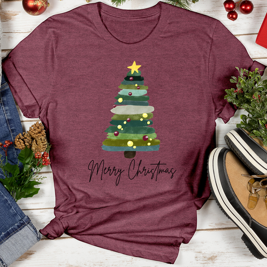 Merry Christmas Pastel Softstyle Tee