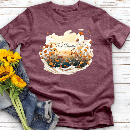 Just Breathe Field Tee