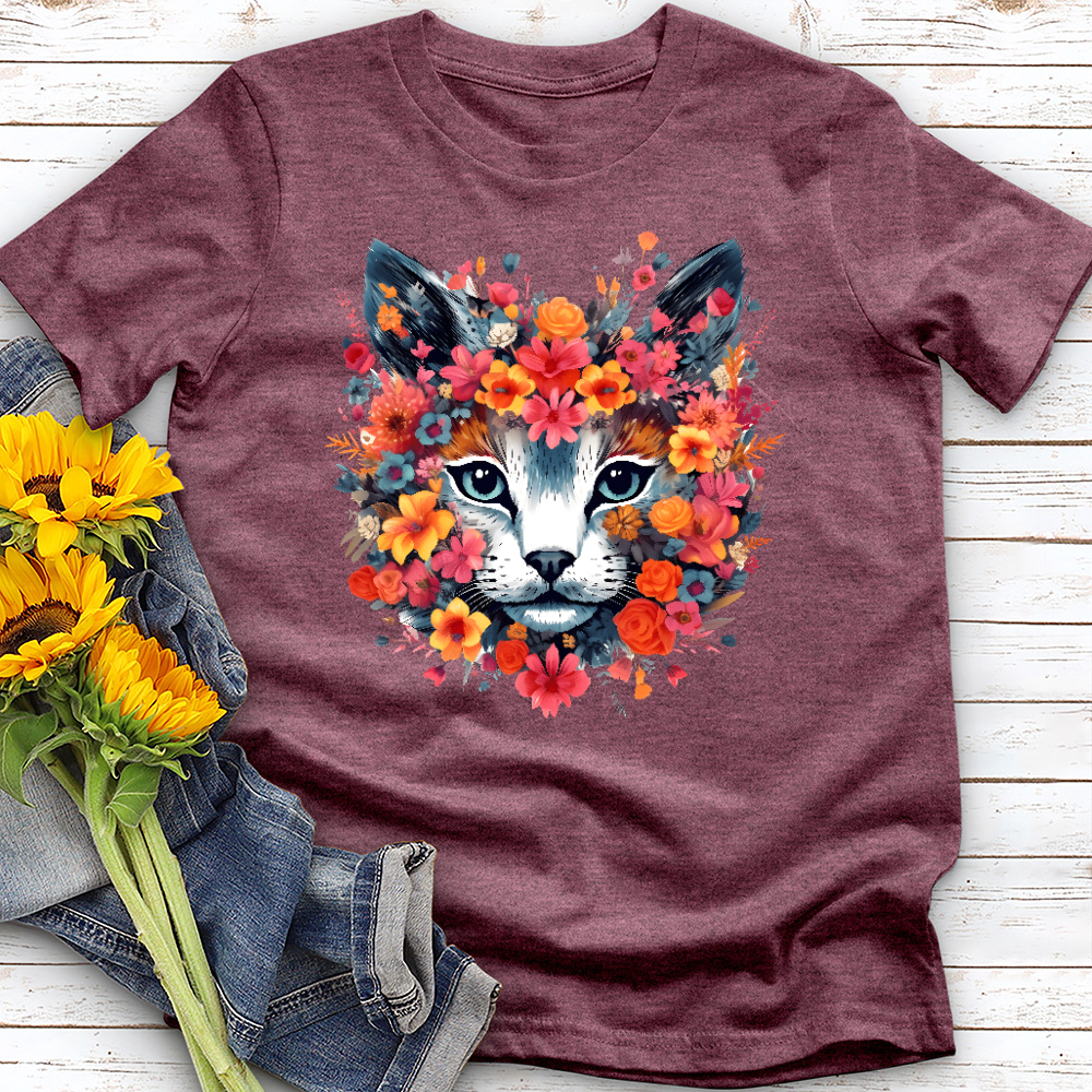 Floral Cat Tee