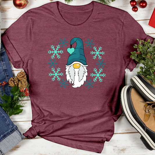 Snowfall Gnome Softstyle Tee