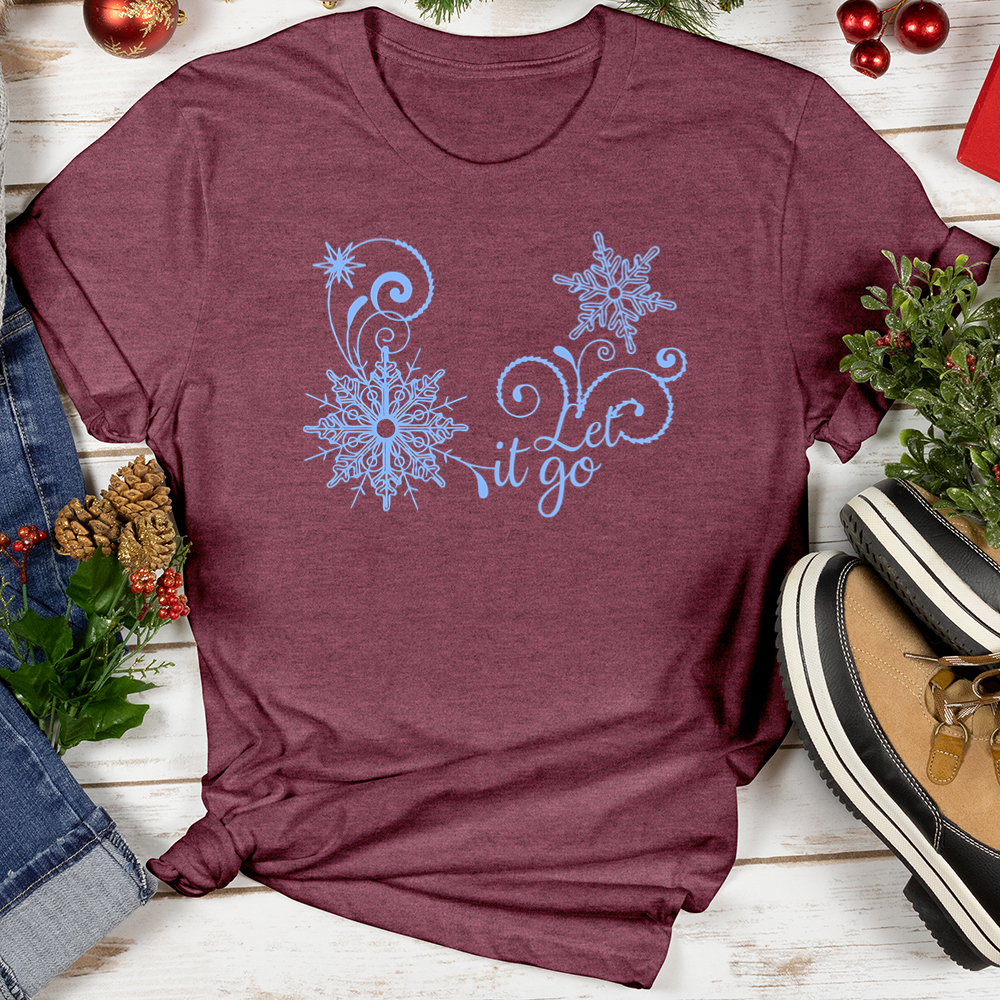 Let it Go Snow Softstyle Tee